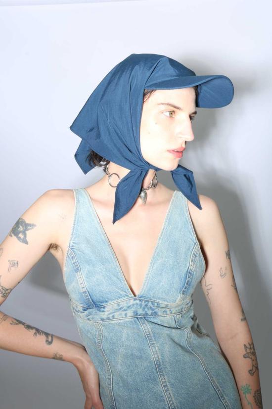  하이쿠레 롱 원피스 블리치 블루 돌리 드레스 블루 - HAIKURE