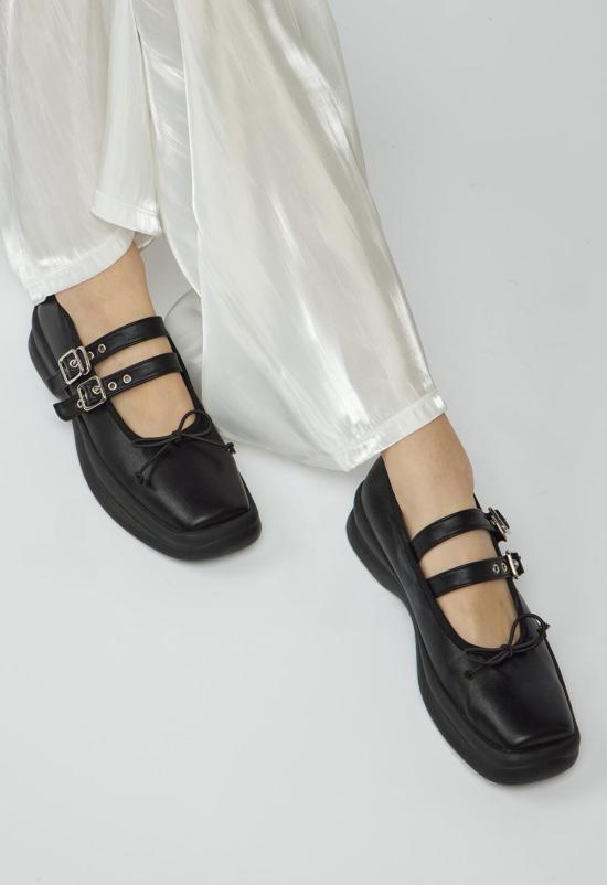  더 엔케이씨 스토어 플랫 슈즈 Nkc 파포스 플랫 블랙