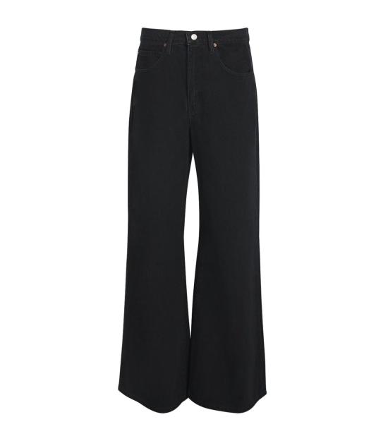  프레임 데님 팬츠 데님 이지 와이드 플레어 진 잉크웰