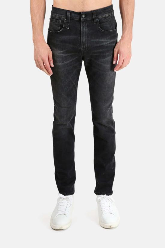  알13 데님 팬츠 R13 스케이트 진 블랙 마블 - R13