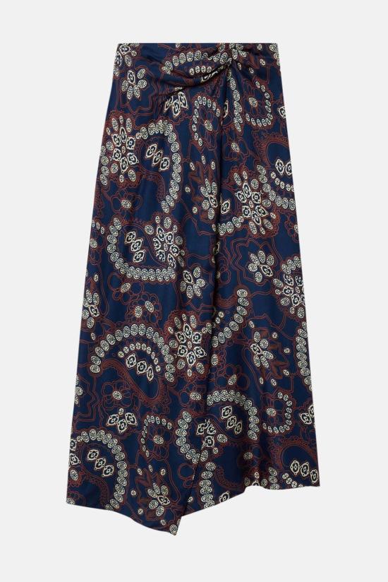  에이엘씨 미디 스커트 A.L.C. 클라라 스커트 네이비/크림 - A.L.C.