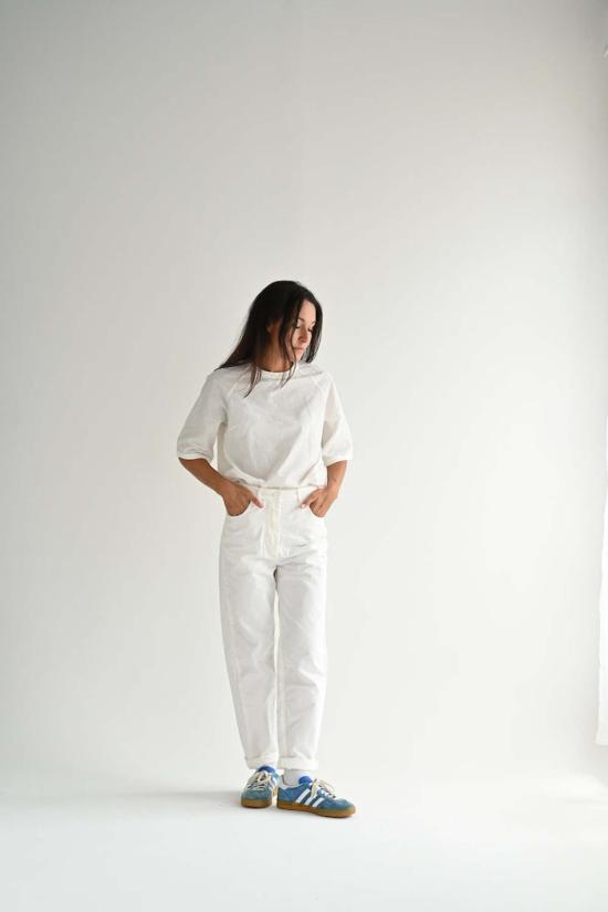  케이시 케이시 데님 팬츠 마리안 진스 화이트 - CASEY CASEY