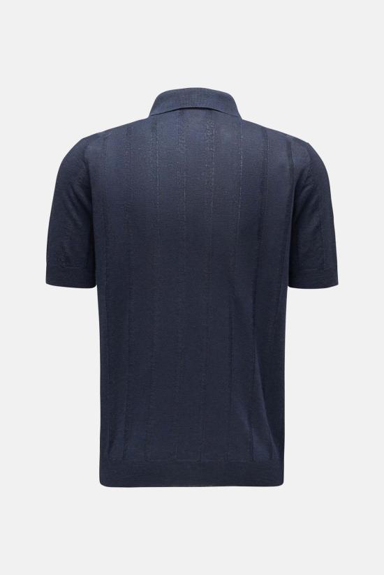  04651/트립인어백 폴로 티셔츠 04651 리넨 니트 폴로 네이비 - 04651/A TRIP IN A BAG