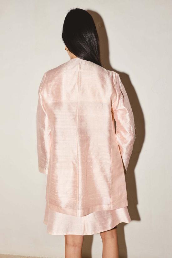  다두라 수트 세트 Datura Senso Dupion 블레이저 로즈 쿼츠 - DATURA