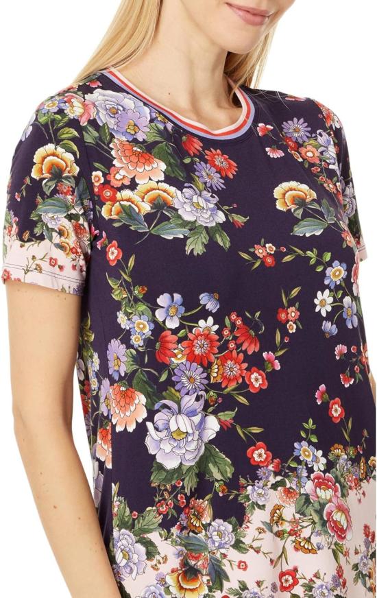  조니 와스 반팔 티셔츠 Johnny Was The Janie Favorite 반팔 크루넥 티셔츠 Els - JOHNNY WAS