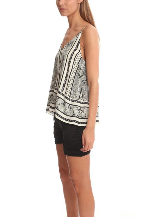  카밀라 민소매 티셔츠 슈스트링 탱크 영원으로의 길 - CAMILLA