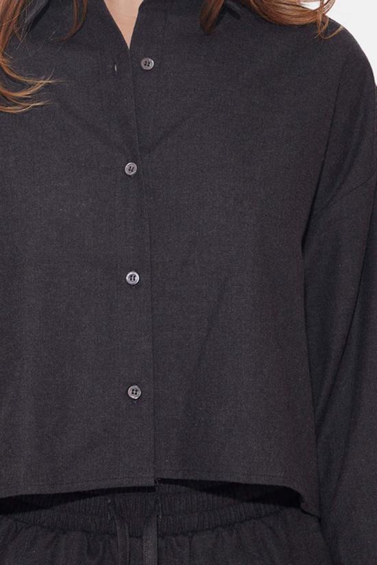  The Tile Club 후드 티셔츠 타일 클럽 샤또 트윌 크롭 셔츠 차콜 - THE TILE CLUB