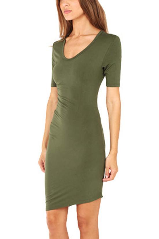  블루&크림 숏 원피스 리모 드레스 아미 - BLUE&CREAM