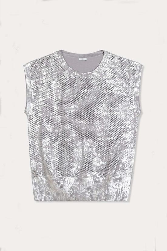  레이첼 코미 베스트 레이스 조끼 실버 - RACHEL COMEY