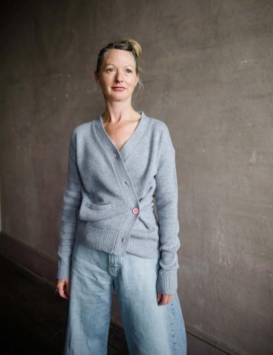  CISSA 가디건 Cissa 캐시미어 카디건 그레이 - OTHER BRANDS