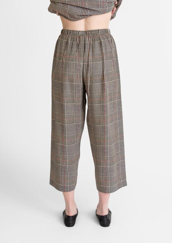  6397 크롭 팬츠 프린트 파자마 팬츠 하운드투스 - 6397