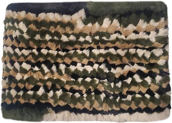  Jocelyn 머플러/스카프 조셀린 여성용 멀티 인조 모피 인피니티 스카프 스톨 올리브