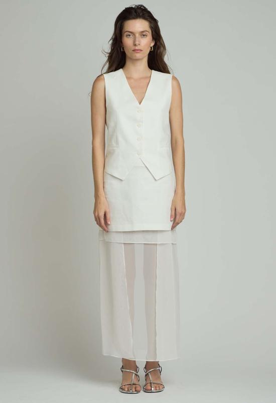  더 엔케이씨 스토어 베스트 Nkc 리치  탑 화이트 - The NKC Store