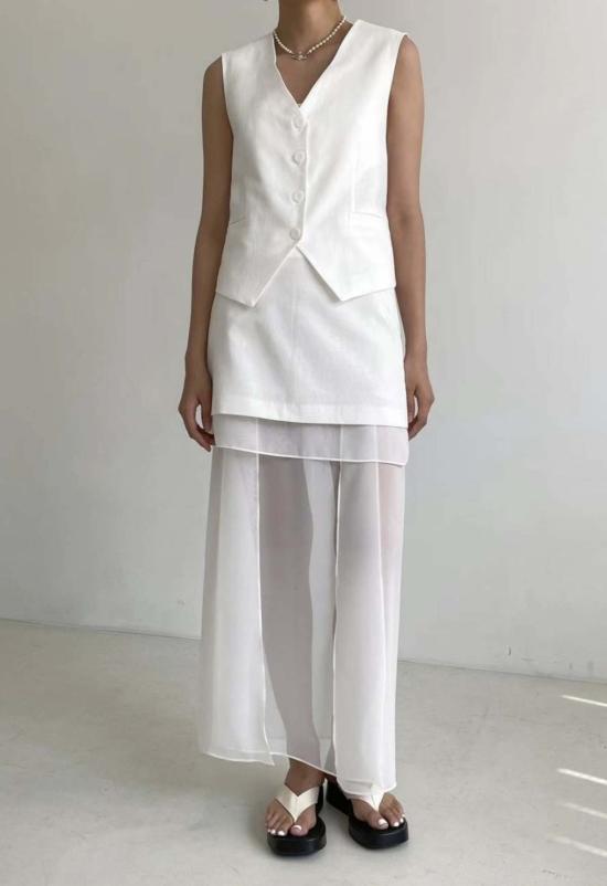  더 엔케이씨 스토어 베스트 Nkc 리치  탑 화이트 - The NKC Store