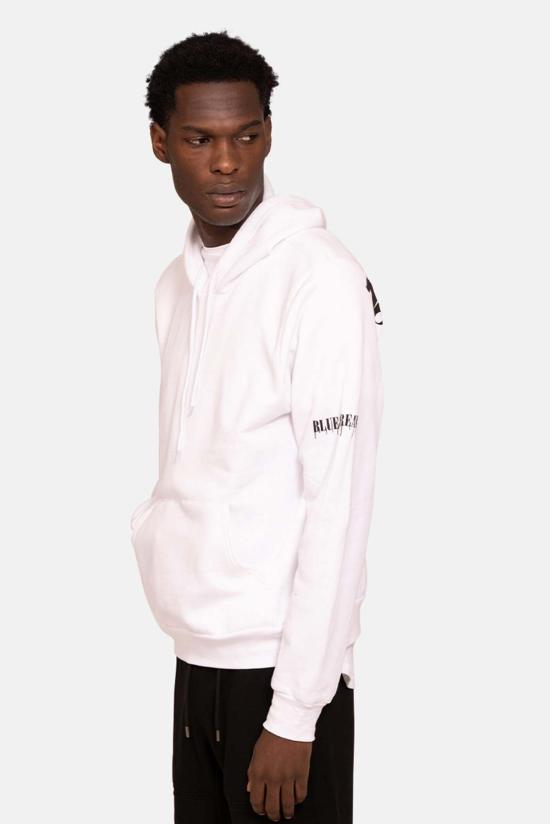  Blue&Cream 후드 티셔츠 블루&크림 맨즈 웨스트 빌리지 후드 티셔츠 화이트 - BLUE&CREAM