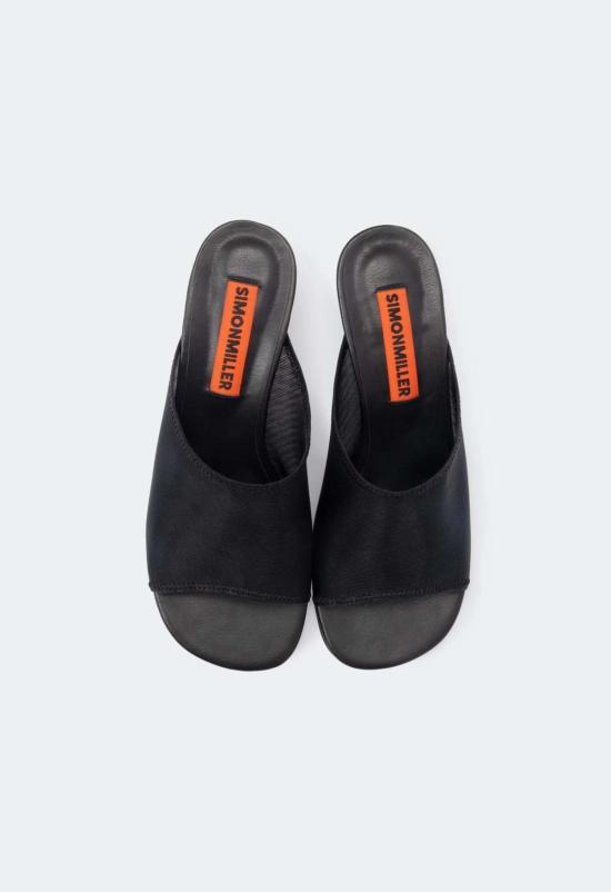  사이먼밀러 뮬/슬리퍼 Simon Miller 메시 비프 힐 블랙 - SIMONMILLER