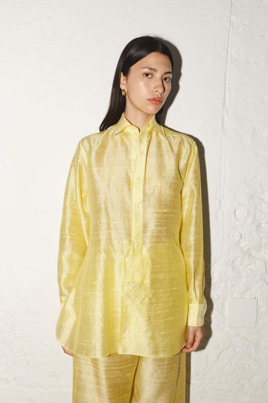  다두라 블라우스 다투라 폴 듀피온  레몬 버터 - DATURA