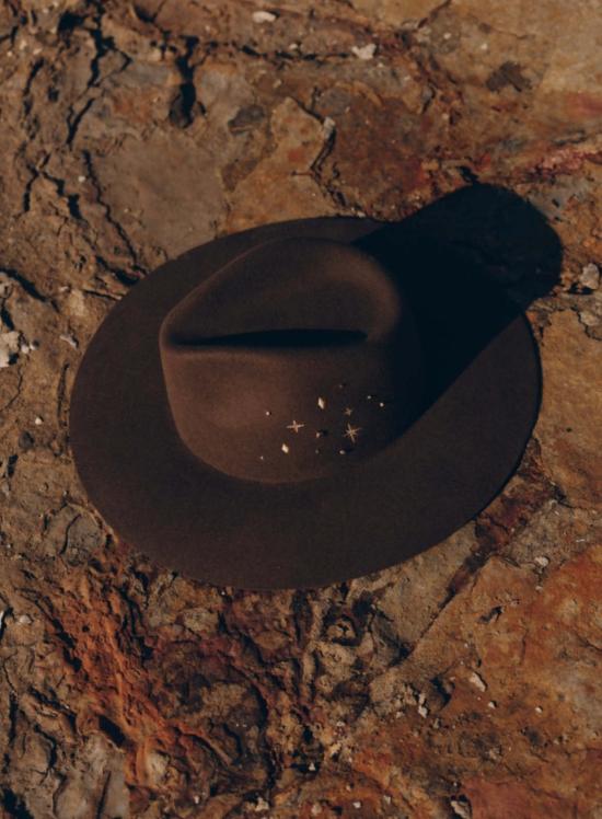  반 팔마 버킷햇 루나 햇 초콜릿 - VAN PALMA