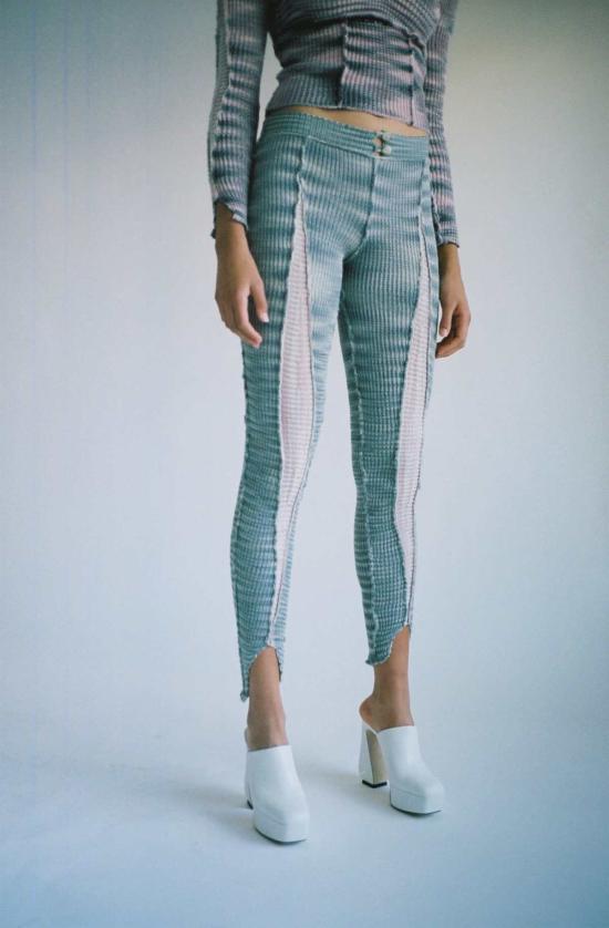  Gabe Gordon 스트레이트 팬츠 게이브 고든 스플릿 팬츠 블루 - OTHER BRANDS