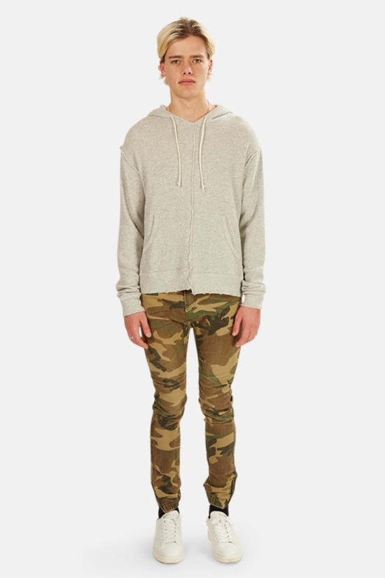  알13 데님 팬츠 R13 쿠퍼 테이퍼드 드롭 진 카모 - R13