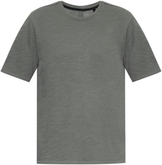  랙앤본 반팔 티셔츠 Rag & Bone Raw Edge Flame  스모크 그레이