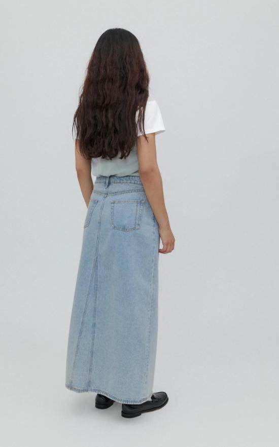  스틸히어 데님 스커트 스틸 히어 뉴욕 리마 스커트 빈티지 블루 - STILL HERE