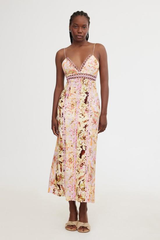  시그니피컨트 아더 롱 원피스 Significant Other Nicole 미디 드레스 Prt Jungle Mix