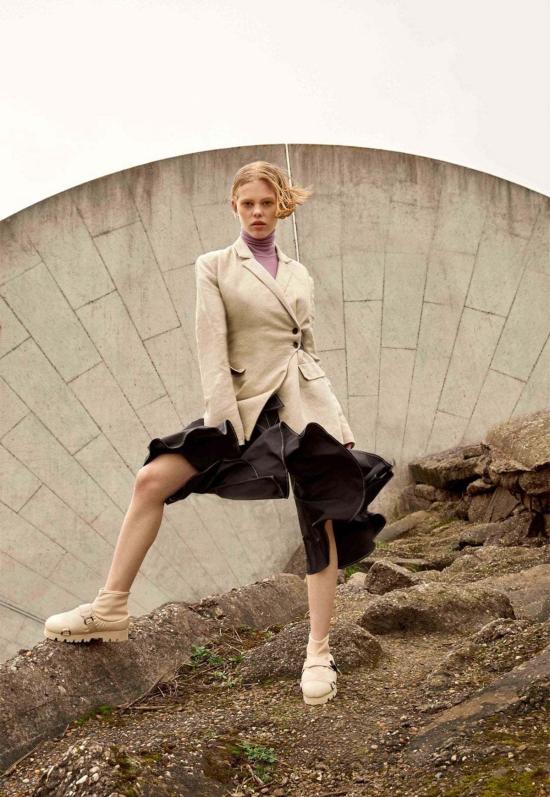  유메유메 뮬/슬리퍼 유메 유메 나와 캠프 미드 슈즈 베이지 - YUME YUME