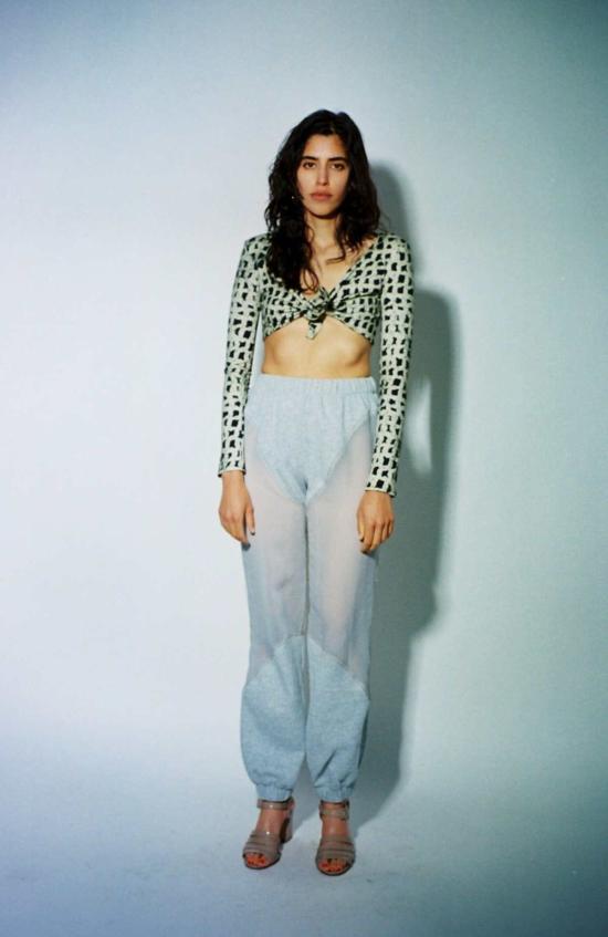  마리암 나시르 자데 스트레이트 팬츠 Maryam Nassir Zadeh 우승자 스웨트 - MARYAM NASSIR ZADEH