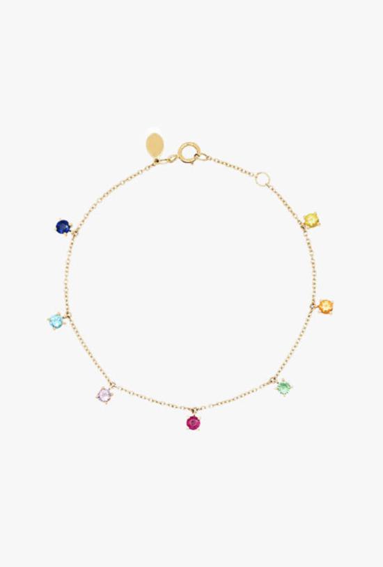  에리네스 목걸이/팬던트 레인보우 매력 팔찌