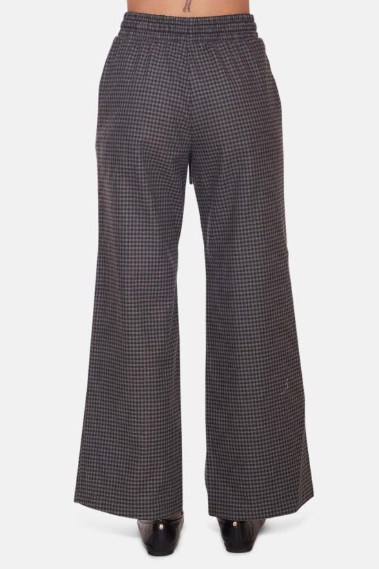  더 타일 클럽 스트레이트 팬츠 타일 클럽 알파인 트윌 팬츠 차콜 깅엄 - THE TILE CLUB