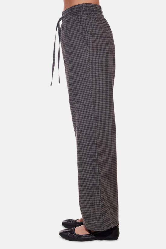  더 타일 클럽 스트레이트 팬츠 타일 클럽 알파인 트윌 팬츠 차콜 깅엄 - THE TILE CLUB