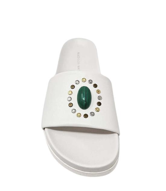  매디슨 메종 샌들 아테나 오픈 토  화이트 - MADISON MAISON