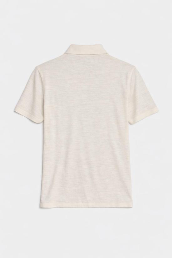  Blue&Cream 반팔 셔츠 블루&크림 반팔 슬럽 버튼다운 크림 - BLUE&CREAM