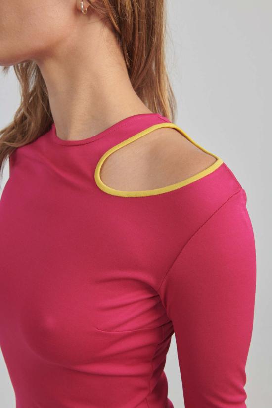  노미아 롱 원피스 맥시 드레스 마젠타 - NOMIA