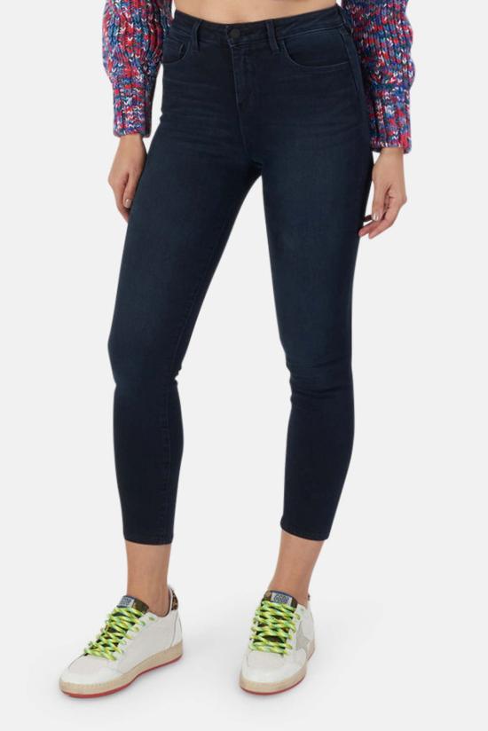  라장스 데님 팬츠 L'agence Margot 하이라이즈 스키니 진 에버렛