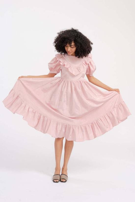  BATSHEVA 숏 원피스 바체바 메이 드레스 루핀 핑크 - OTHER BRANDS