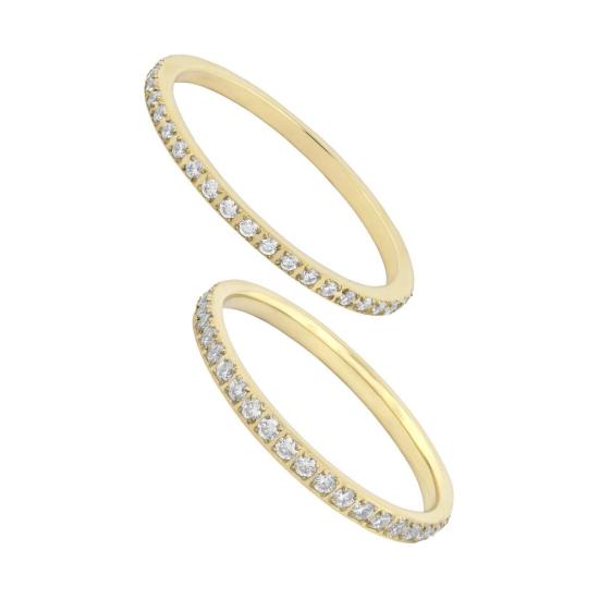  일렉트릭 픽스 반지 일렉트릭 픽 슬론 2개 세트 링 골드