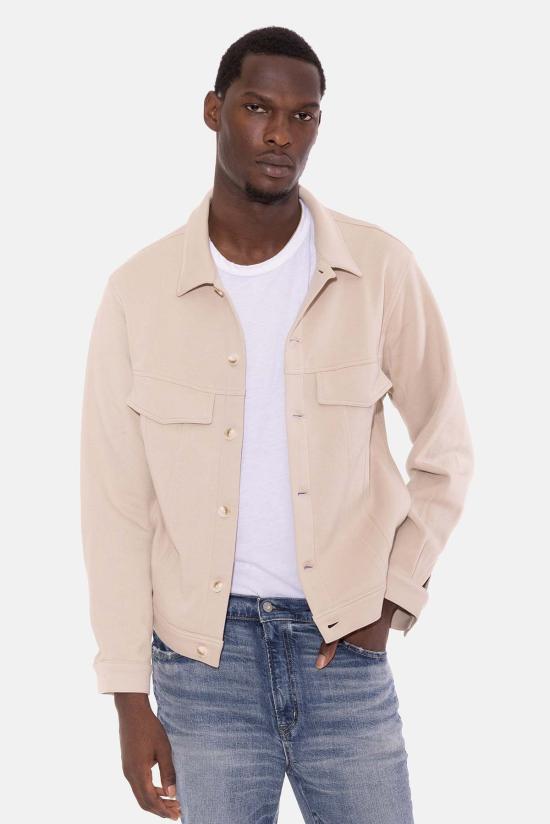  Blue&Cream 자켓 블루&크림 매드 피케 트러커 재킷 샌드