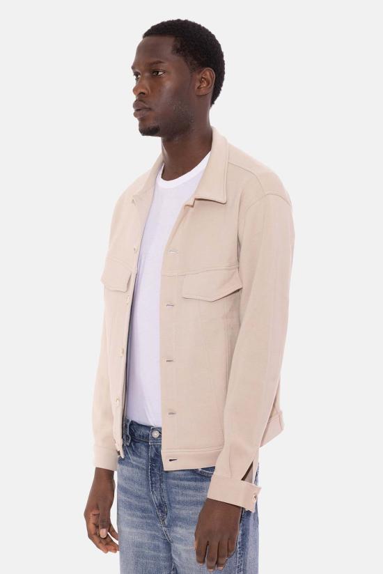  Blue&Cream 자켓 블루&크림 매드 피케 트러커 재킷 샌드 - BLUE&CREAM