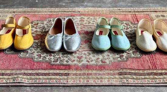  만수르 가브리엘 뮬/슬리퍼 드림 발레리나 플랫 실버 - MANSUR GAVRIEL