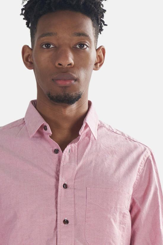  Blue&Cream 긴팔 셔츠 블루&크림 옥스포드  로즈 - BLUE&CREAM