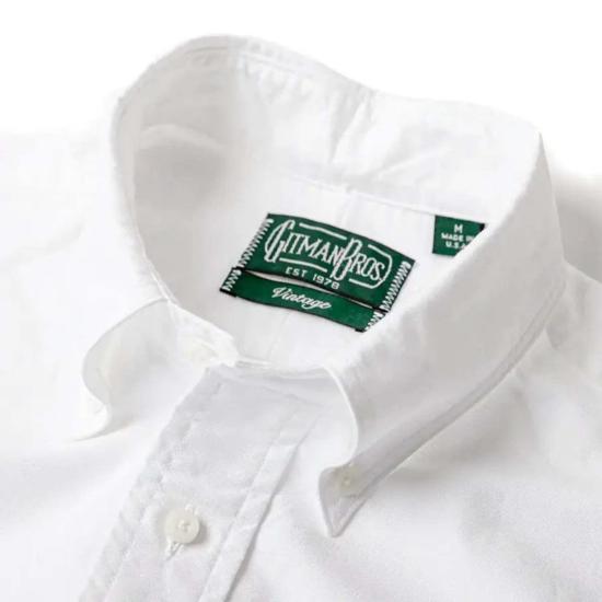  Gitman Bros. 긴팔 셔츠 옥스포드  화이트 - OTHER BRANDS