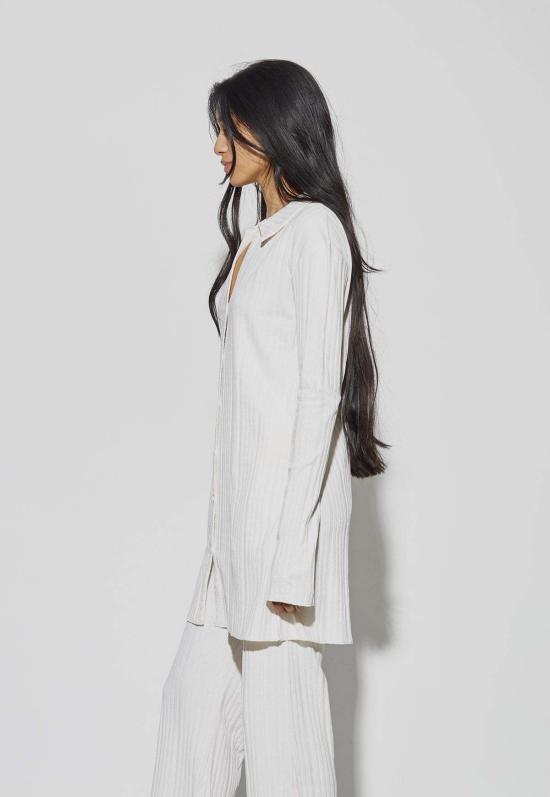  blacktogrey 가디건 블랙투그레이 리스 카디건 화이트 - OTHER BRANDS