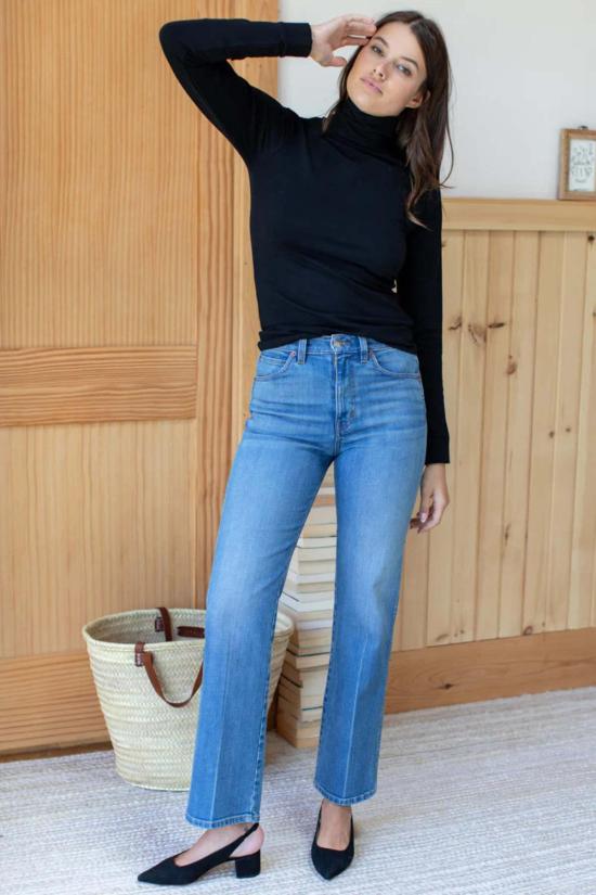  에머슨 프라이 힐/펌프스 루 워킹 슬링백 블랙 스웨이드 - EMERSON FRY