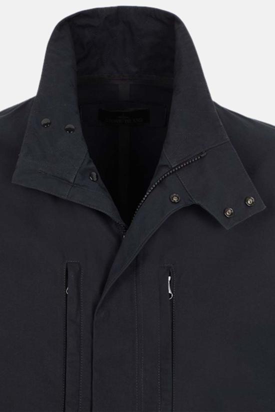  스톤 아일랜드 자켓 스톤아일랜드 고스트피스 오벤타일 필드재킷 블랙 - STONE ISLAND