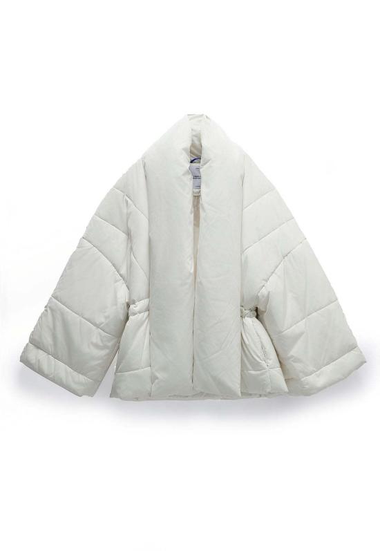  엠버시 오브 브릭스 앤 로그스 봄버 자켓 Embassy Of Bricks & Logs Chiba 퍼퍼 재킷 오프 화이트 - EMBASSY OF BRICKS & LOGS