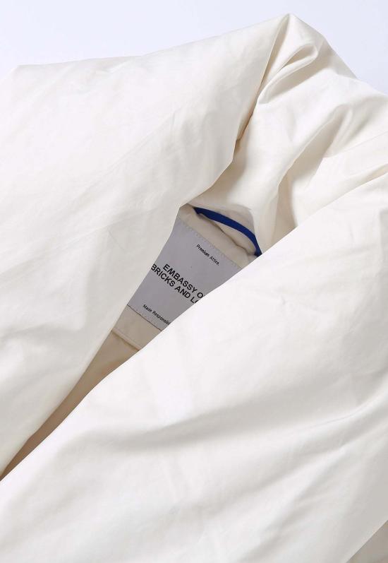  Embassy of Bricks & Logs 봄버 자켓 Embassy Of Bricks & Logs Chiba 퍼퍼 재킷 오프 화이트 - OTHER BRANDS