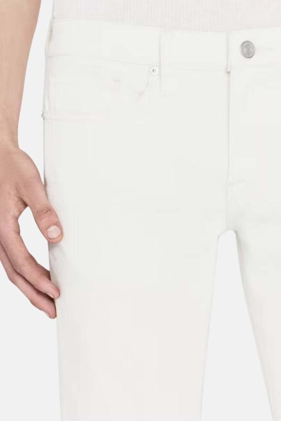  프레임 데님 팬츠 데님 L'homme 슬림 트윌 데님 위스퍼 화이트 - FRAME