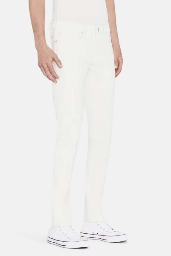  프레임 데님 팬츠 데님 L'homme 슬림 트윌 데님 위스퍼 화이트 - FRAME